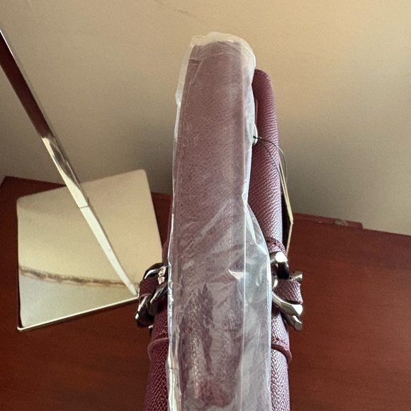 Badgley Mischka Plum and gun metal
Studded Handbag - NWT - Picture 6 of 12